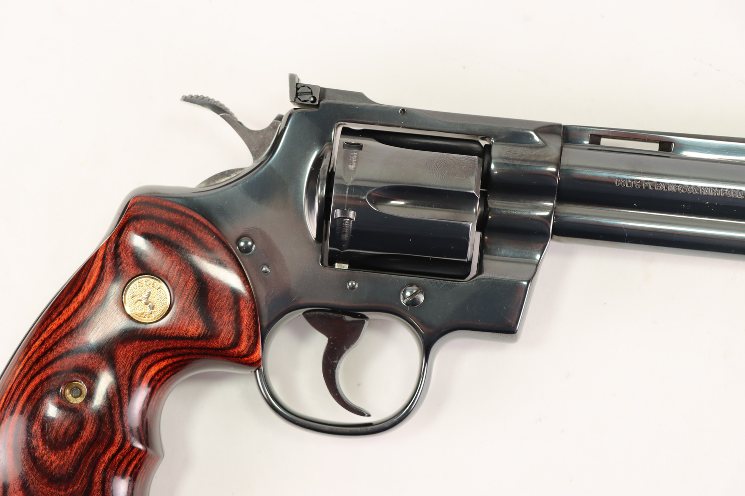 Colt Python 1979 Vintage .357 Magnum 6-shot Revolver Royal Blue-img-2