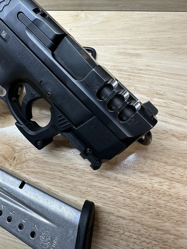 Custom Smith & Wesson M&P 9 Shield Semi Auto 9mm Pistol Ported Slide-img-4