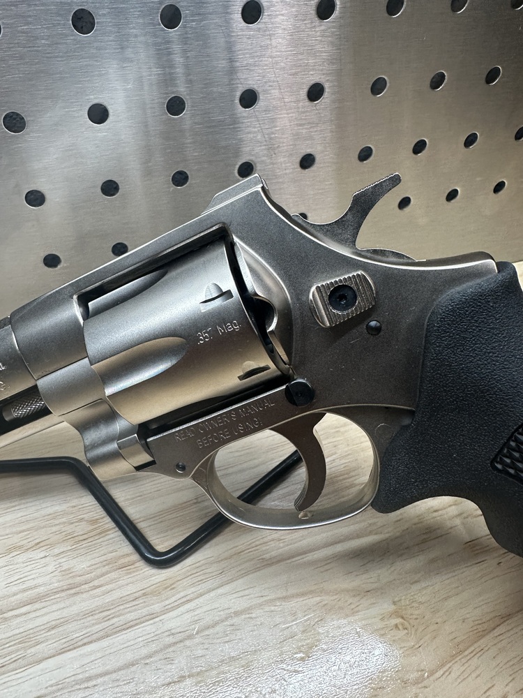 EUROPEAN AMERICAN ARMORY Windicator 770128 Nickel DA .357 Revolver -img-7