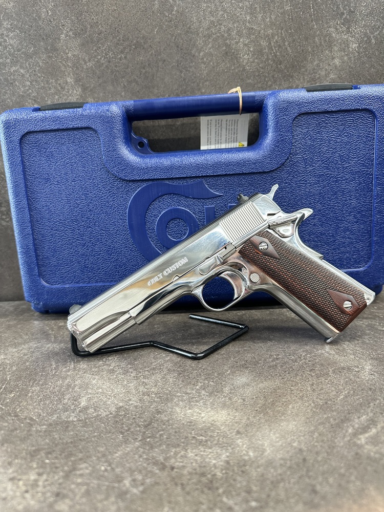 COLT CUSTOM 1911 GOVERNMENT 38 SUPER 5 INCH BARREL Semi Auto -img-0