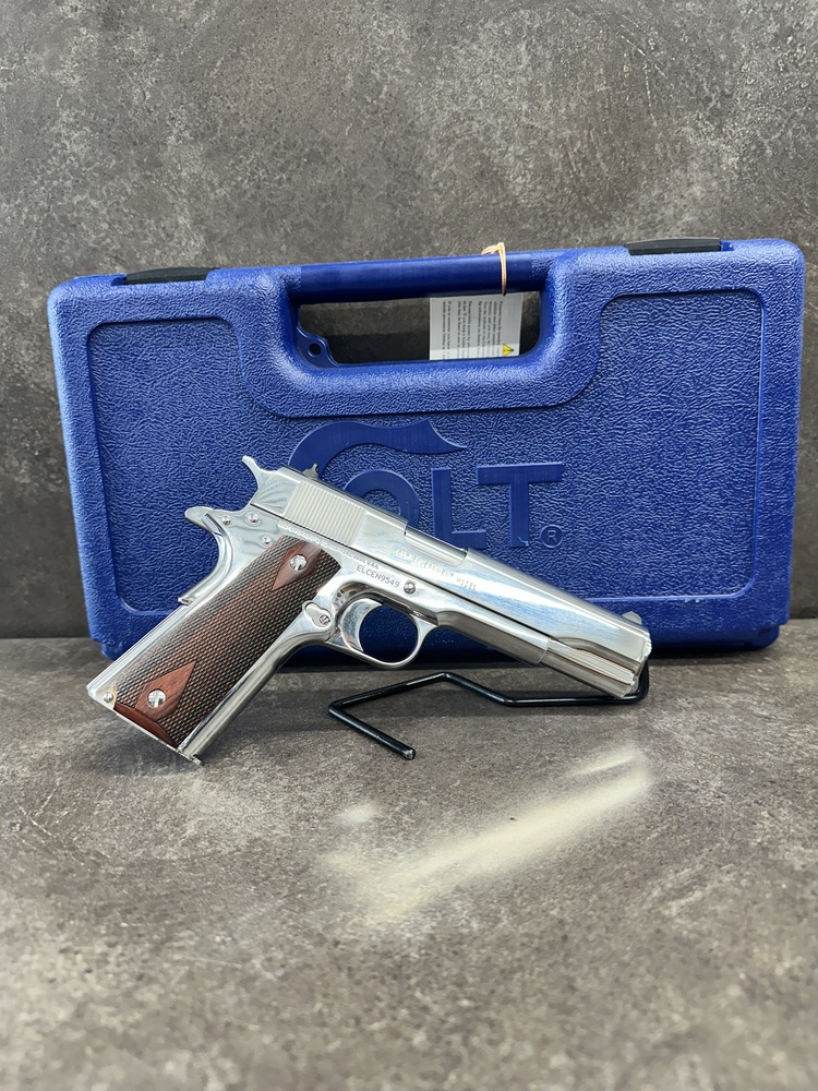 COLT CUSTOM 1911 GOVERNMENT 38 SUPER 5 INCH BARREL Semi Auto -img-1