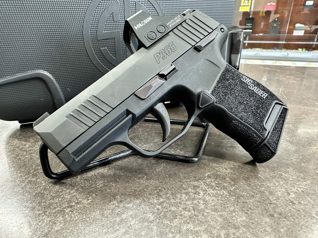 SIG SAUER P365 w Holosun HE407K-GR X2 RED DOT-img-1