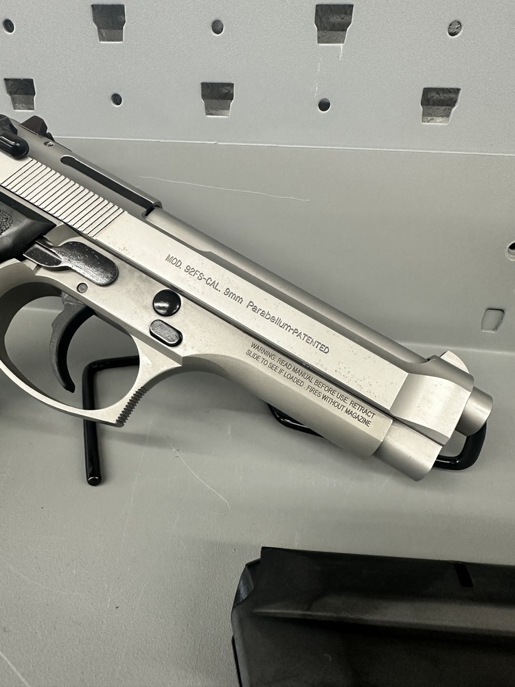 Beretta 92FS INOX 9MM Semi Auto Pistol 5-inch Barrel CA MODEL -img-3