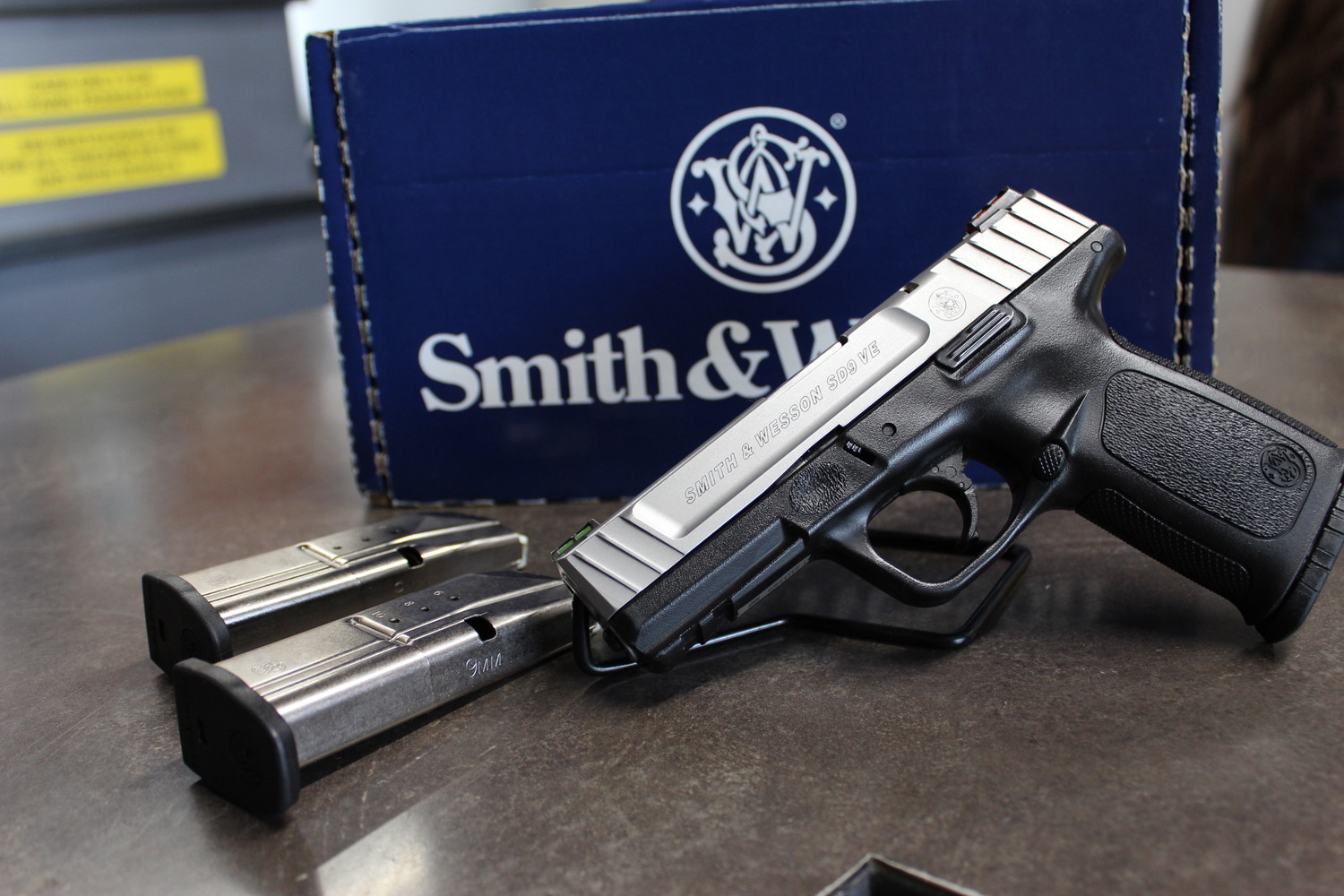 Smith & Wesson SD9VE Hi-Viz 9mm Semi-Auto Pistol w/ 3 Mags-img-0