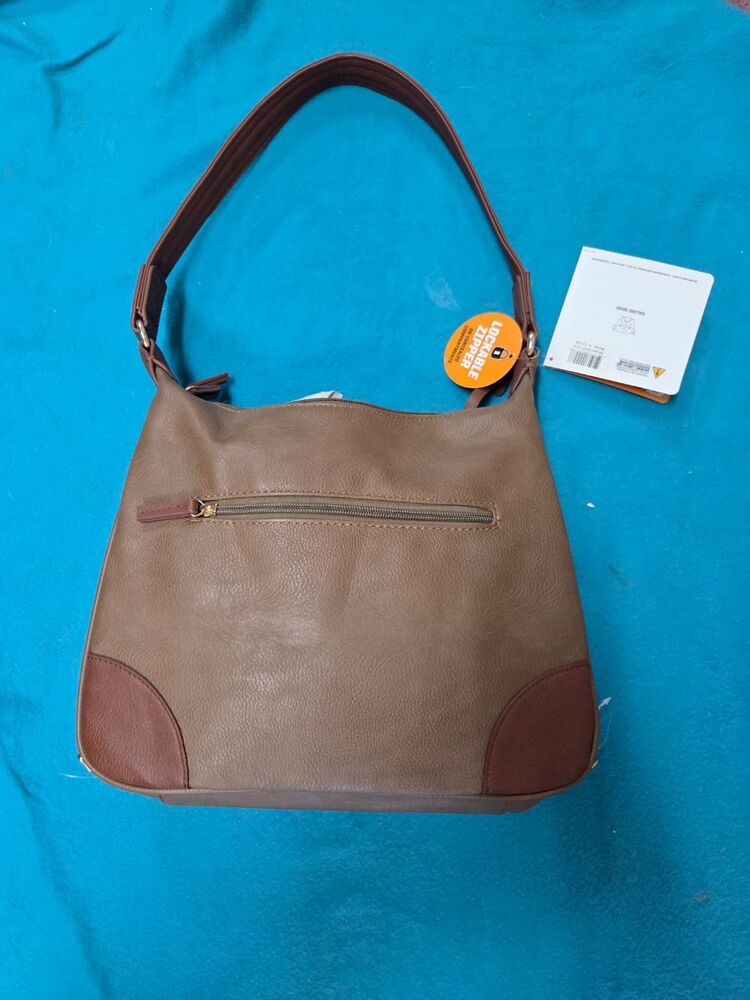 Bulldog Cases Bdp-014 Two-tone Brown Conceal Carry Purse-img-0