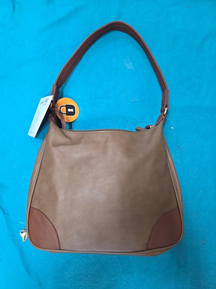 Bulldog Cases Bdp-014 Two-tone Brown Conceal Carry Purse-img-1