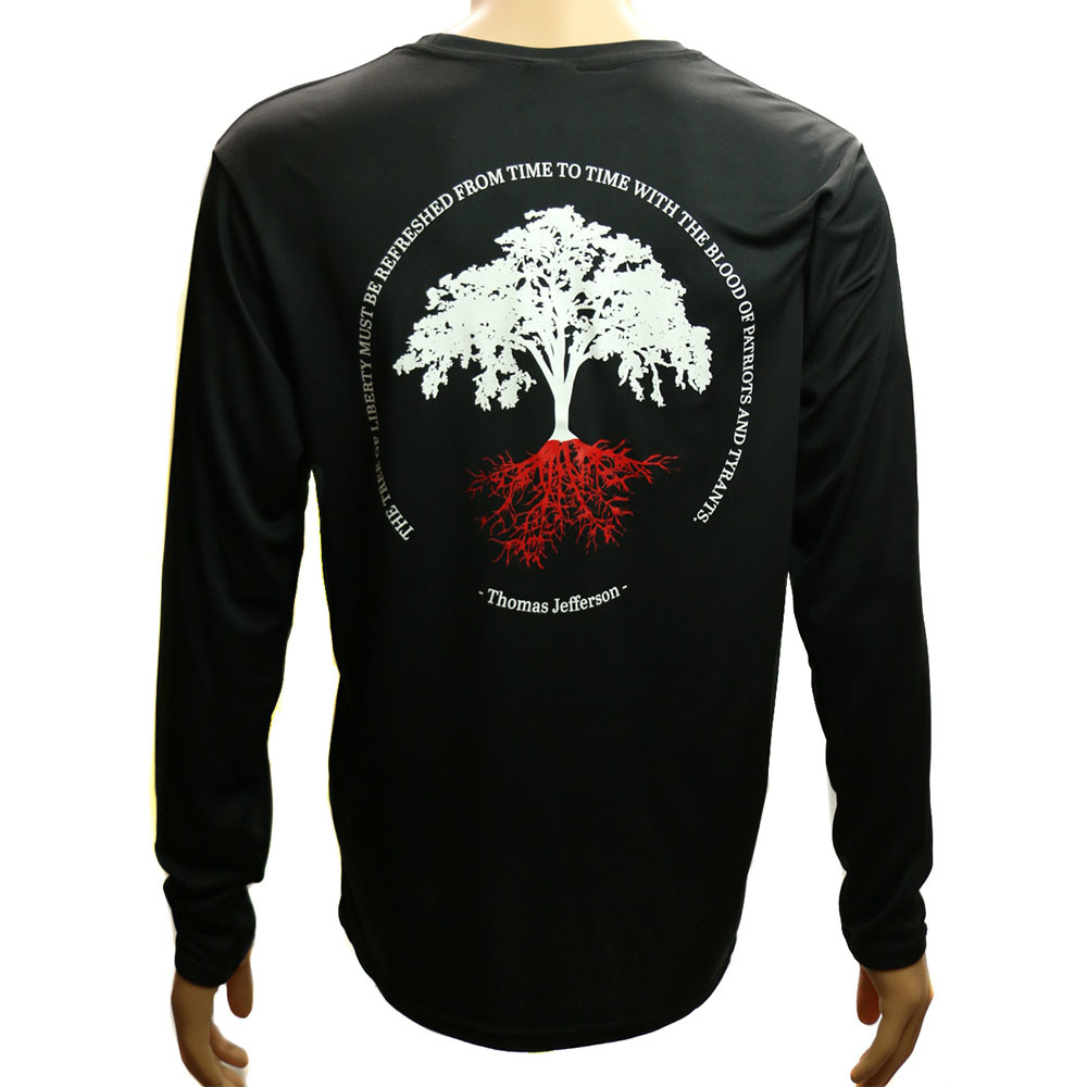 Freedom Supply 100% polyester performance long sleeve t-shirt X-LARGE-img-0