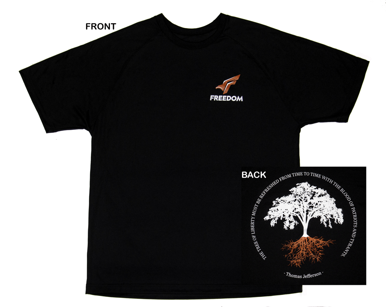 Freedom Supply 100% polyester performance long sleeve t-shirt Medium-img-0