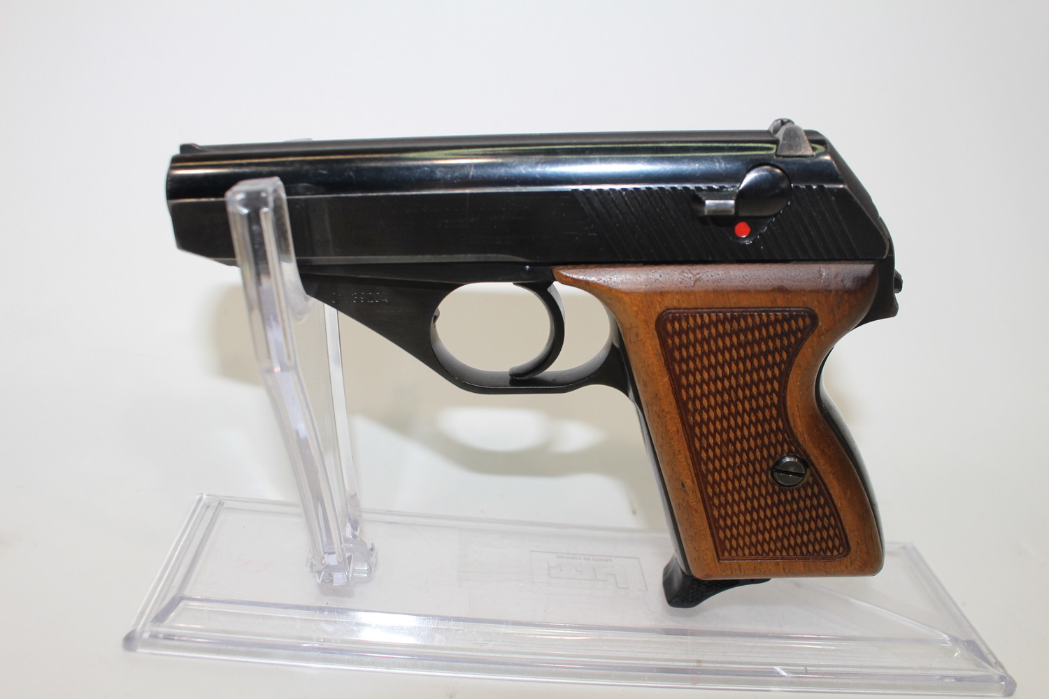 Mauser-Werke HSC 9mm Kurz Wood Grips 8+1 No Case Used-img-0