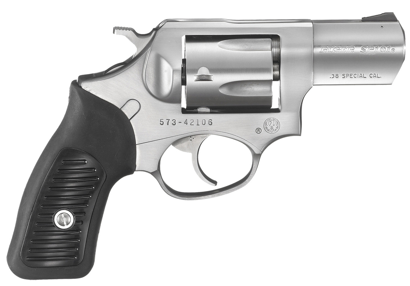 Ruger 5737 Sp101 SA/DA 38 Special 2.25'' 5 Black Rubber Stainless NEW-img-0