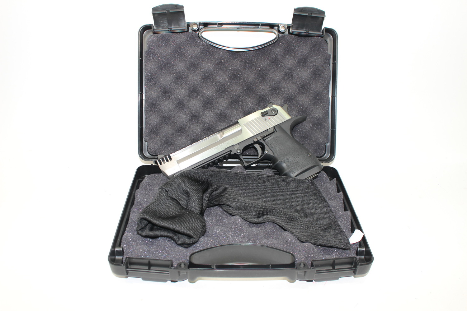 Magnum Research Desert Eagle 50 AE 6'' BBL Stainless Like New-img-0