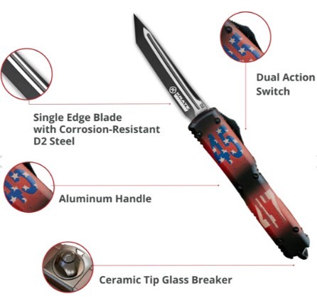 KRATE Tactical Trump 47 OTF Knife-img-2