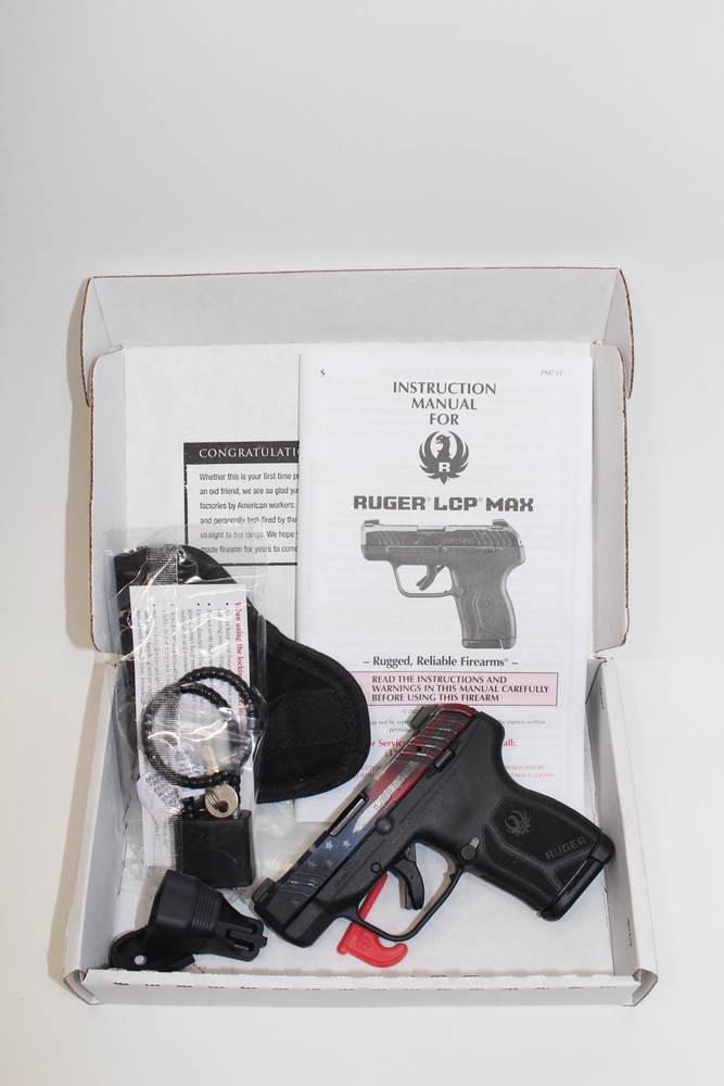 Ruger 13745 LCP Max Compact 380 ACP 10+1 2.80" New-img-0