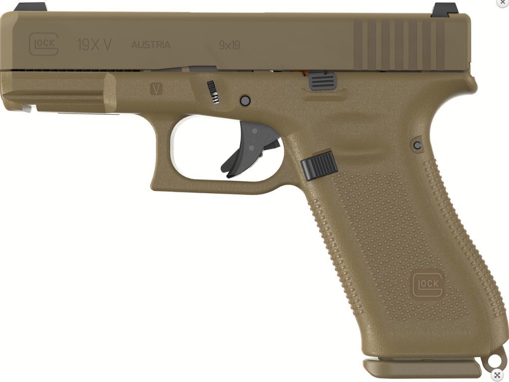 Glock UV1950703X G19X V 9mm Luger 17+1 4.02" Black GMB Barrel New-img-0