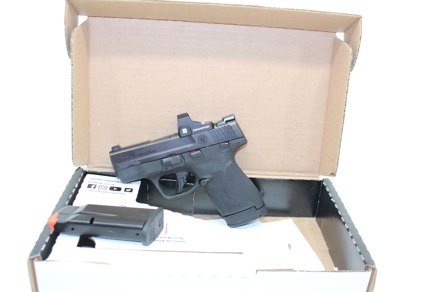 Smith & Wesson 13536 M&P Shield Plus 9mm 13+1 3.10" Original Box Used-img-1