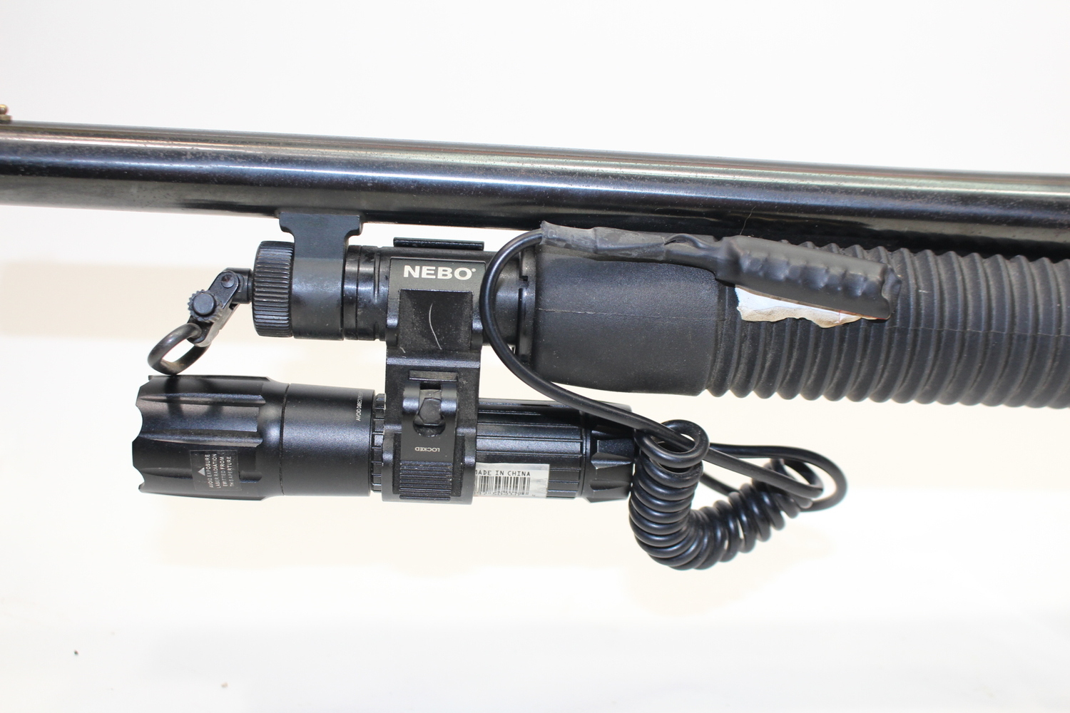 Mossberg 500 12 GA Pistol Grip Shotgun Nebo Laser Flashlight No Box Used-img-1