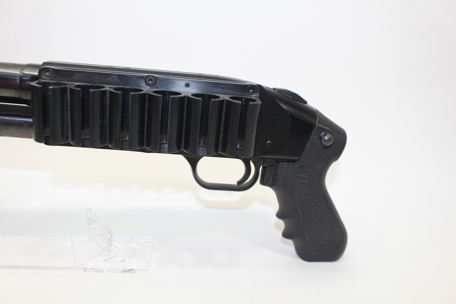 Mossberg 500 12 GA Pistol Grip Shotgun Nebo Laser Flashlight No Box Used-img-3