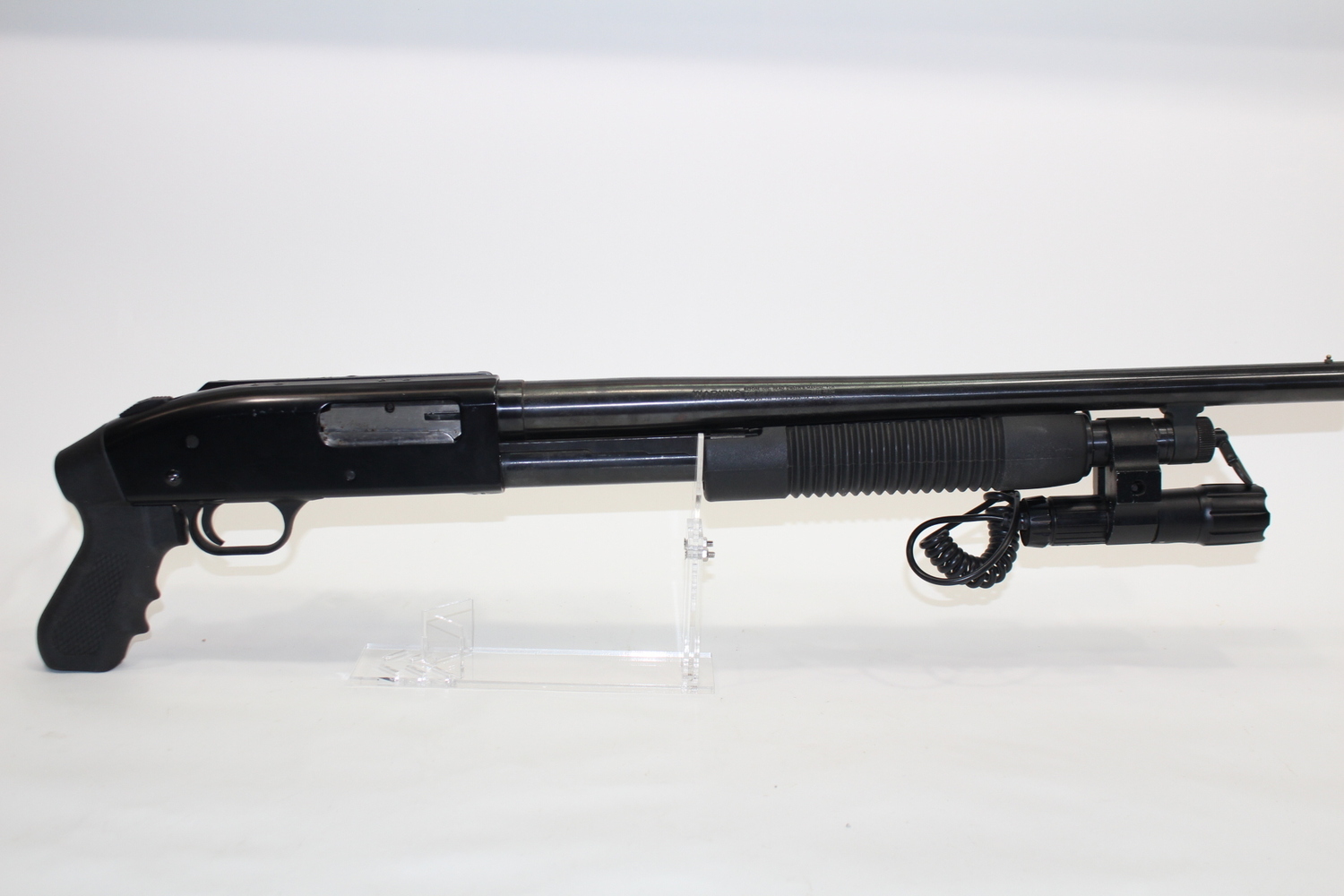 Mossberg 500 12 GA Pistol Grip Shotgun Nebo Laser Flashlight No Box Used-img-5