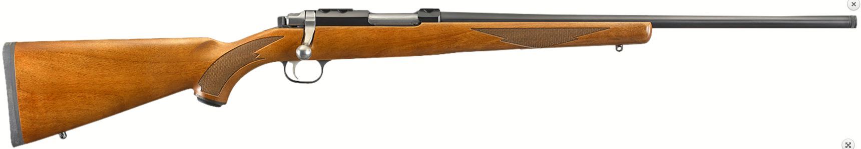 Ruger 7222 77/17 17 WSM 6+1 20" Threaded Barrel, Blued Alloy Steel New-img-0