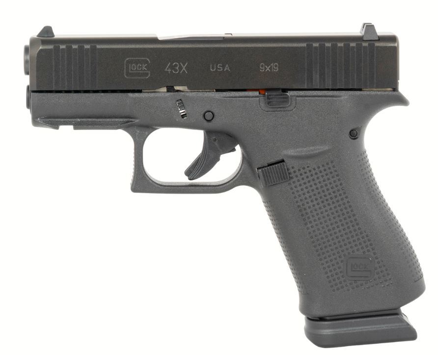 Glock UX4350203FR G43X 9mm Luger 15+1 3.41 Black GMB Barrel New-img-0