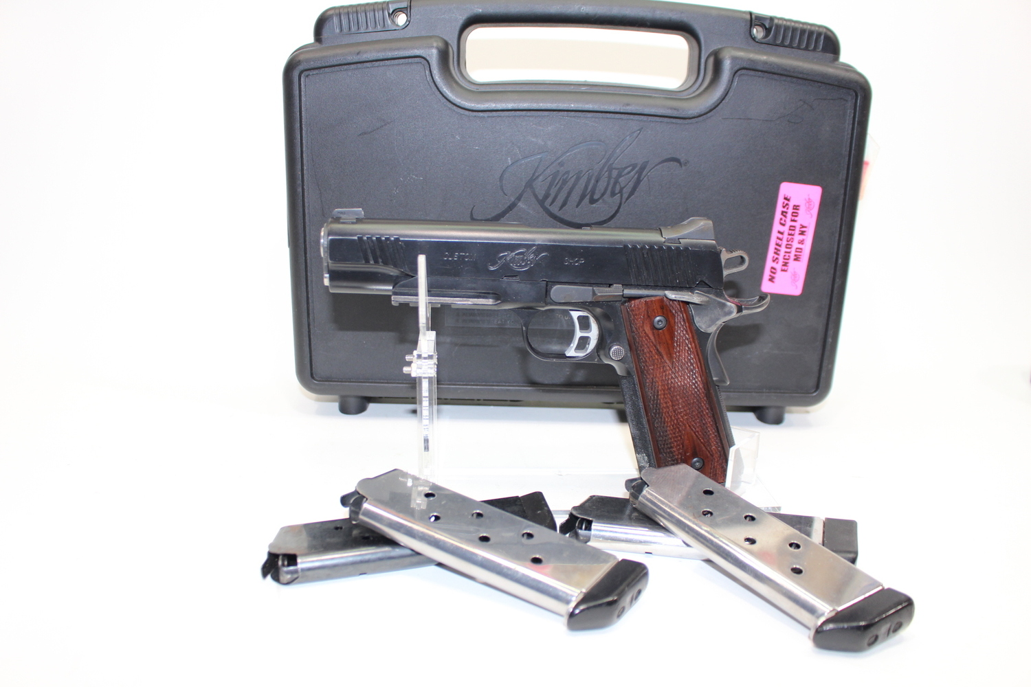 Kimber Gold Combat RL II .45 ACP Custom Shop 1911 Original Box Used-img-1