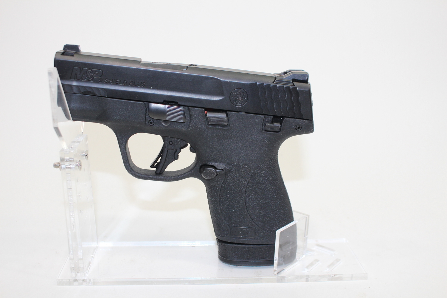 Smith & Wesson M&P Shield Plus 9mm Manual Safety 2 Mags Box Used-img-1