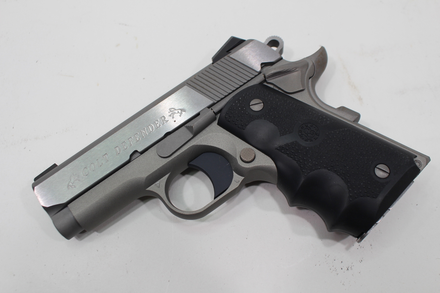 Colt Defender Lightweight 9mm 1911 Pistol 3" Stainless OG Box USED-img-1