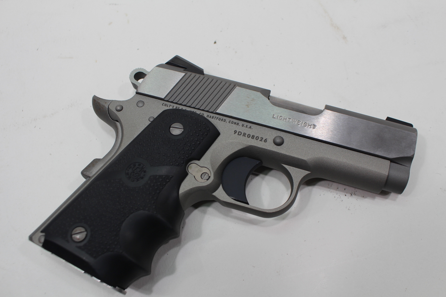 Colt Defender Lightweight 9mm 1911 Pistol 3" Stainless OG Box USED-img-2