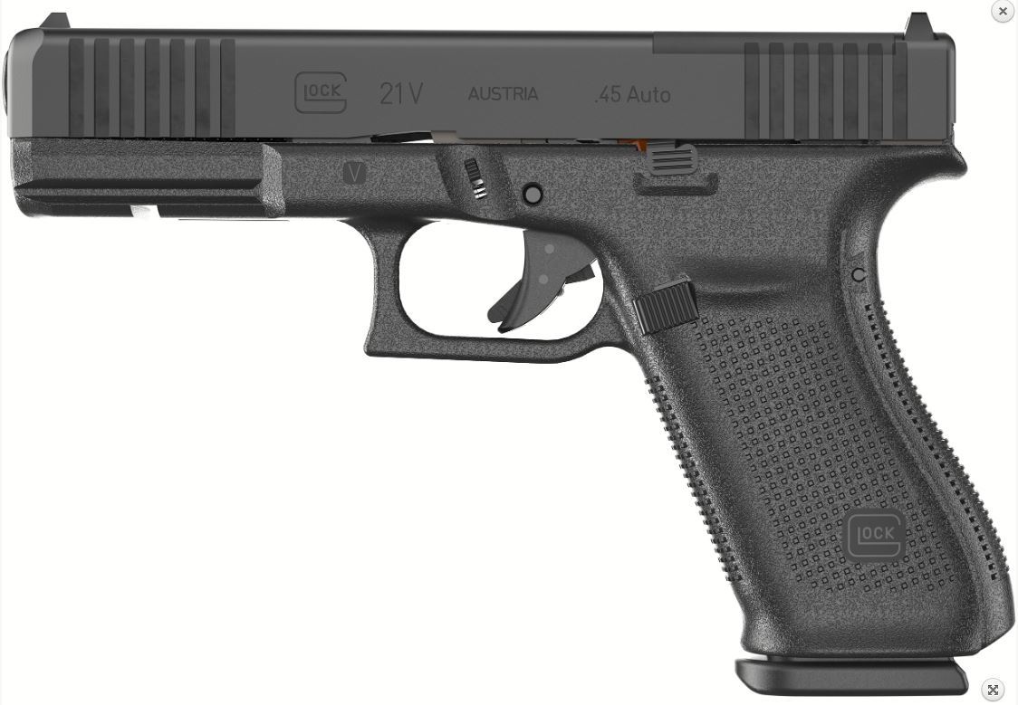 Glock UV2150203MOS G21 V MOS Full Size 45 ACP 13+1 4.61" BBL New-img-0