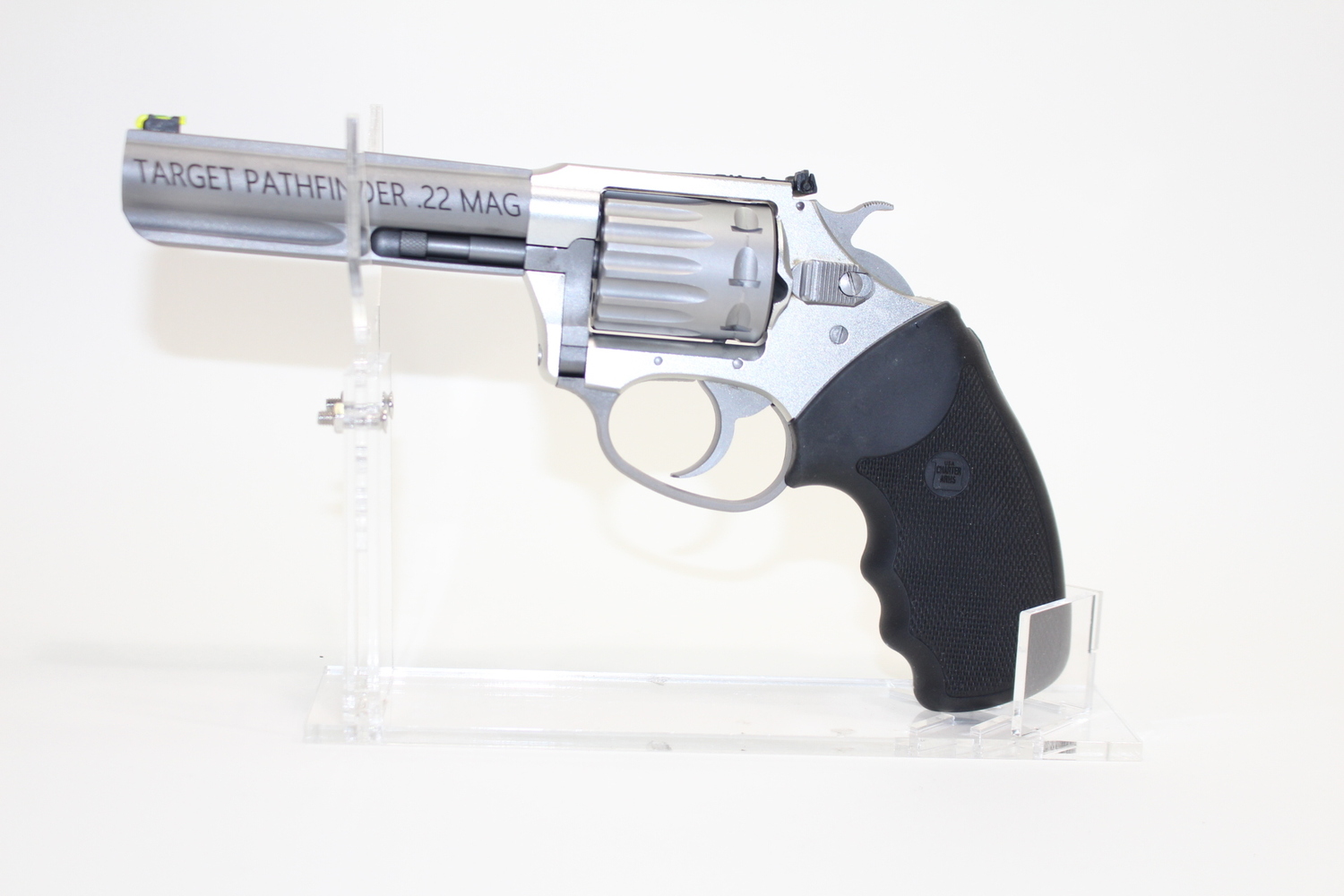 Charter Arms Target Pathfinder 22 WMR 4.2" Stainless 6rd OG Box Used-img-2