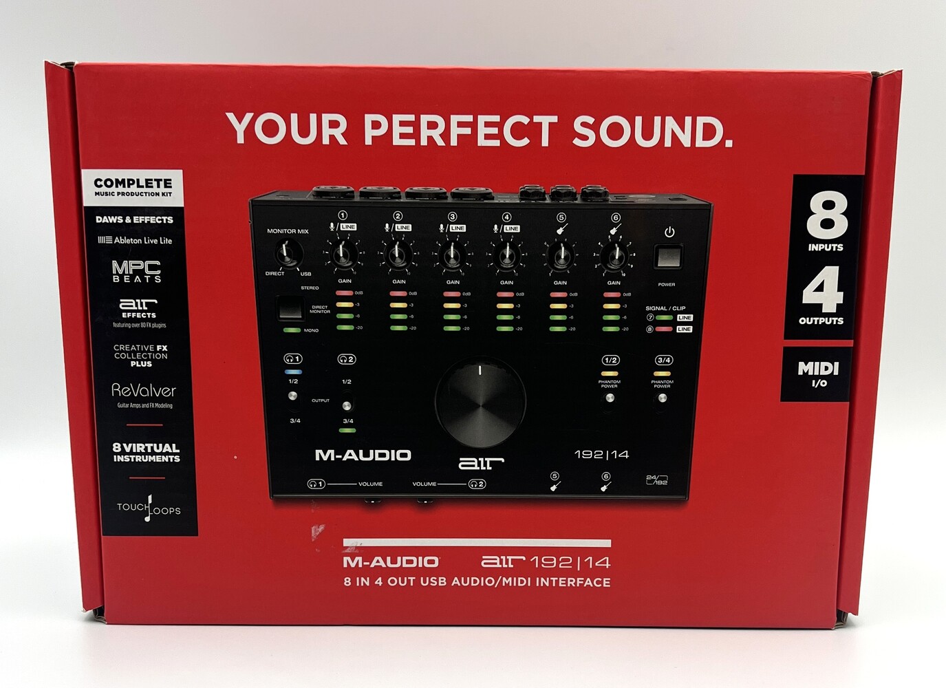 M-Audio AIR 192_14 USB Audio Interface – New In Open Box!