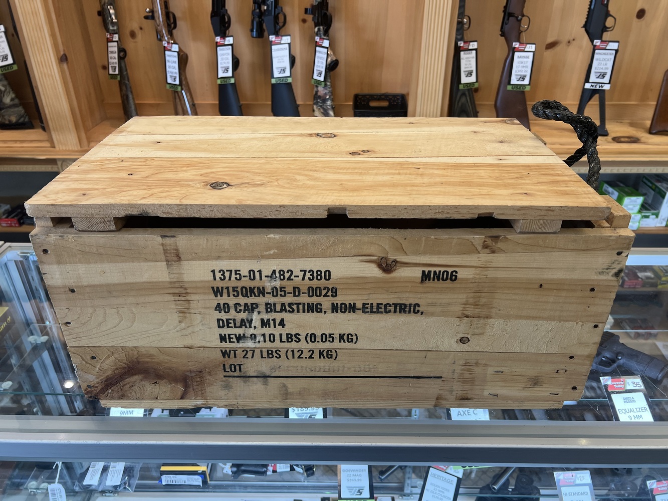 MILSURP WOODEN AMMO CRATE-img-0