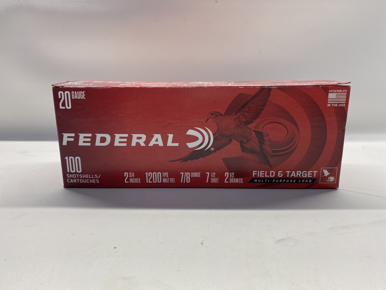 FEDERAL 20 GAUGE 2 3/4 7 1/2 SHOT 100RD BULK BOX -img-0
