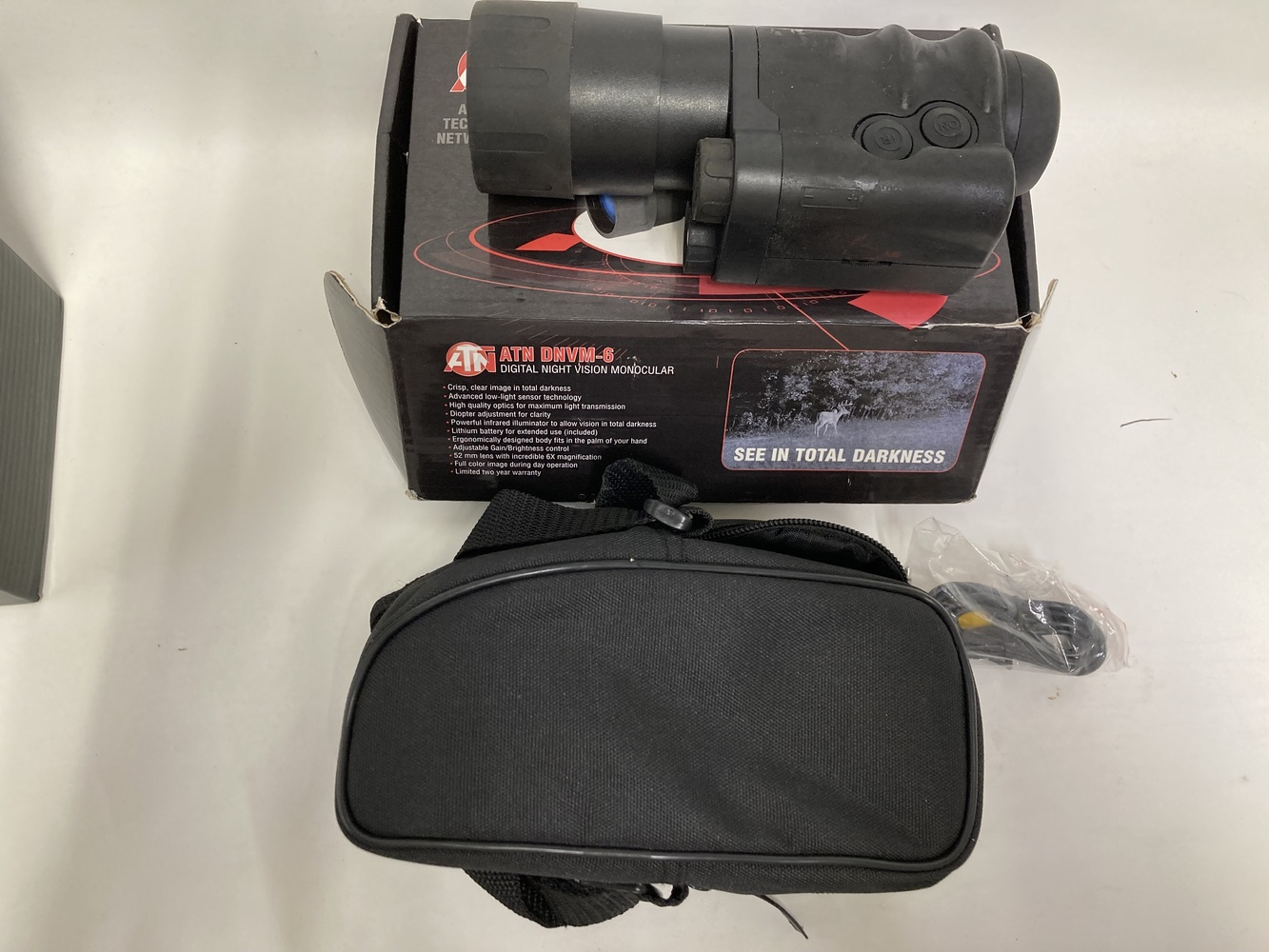 ATN DNVM6 Night Vision Monocular FOR PARTS ONLY-img-2