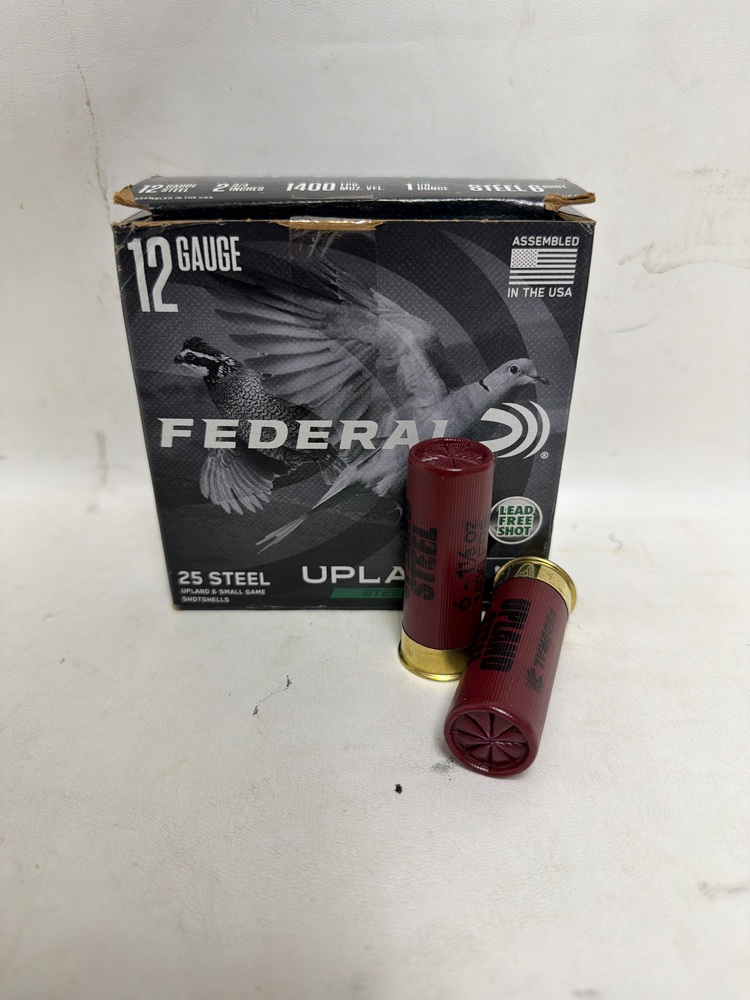 Federal 12GA Upland Steel 2 3/4 6 Shot-img-0