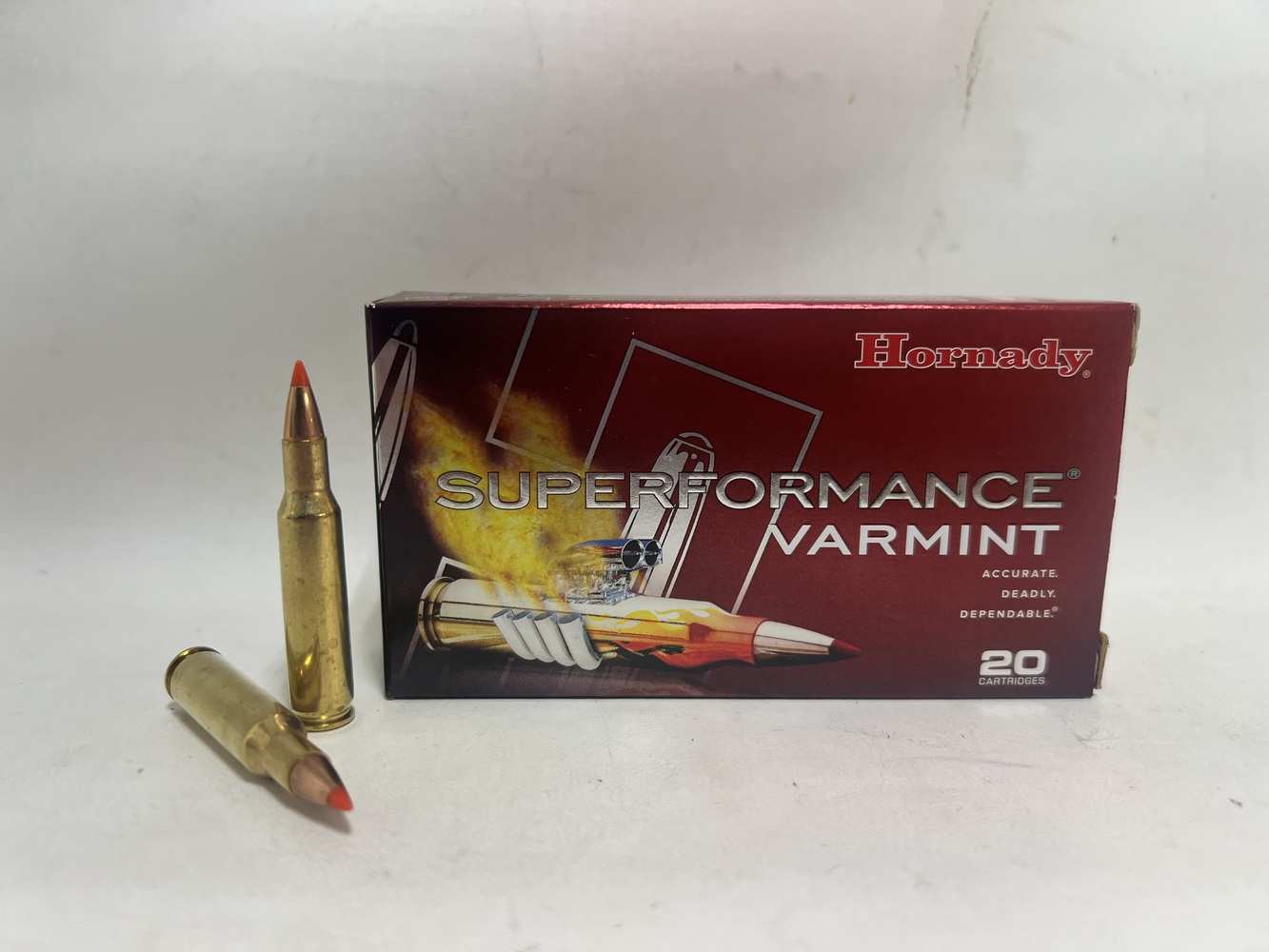 HORNADY SUPER PERFORMANCE 50 GR V-MAX 222 REM AMMO-img-0