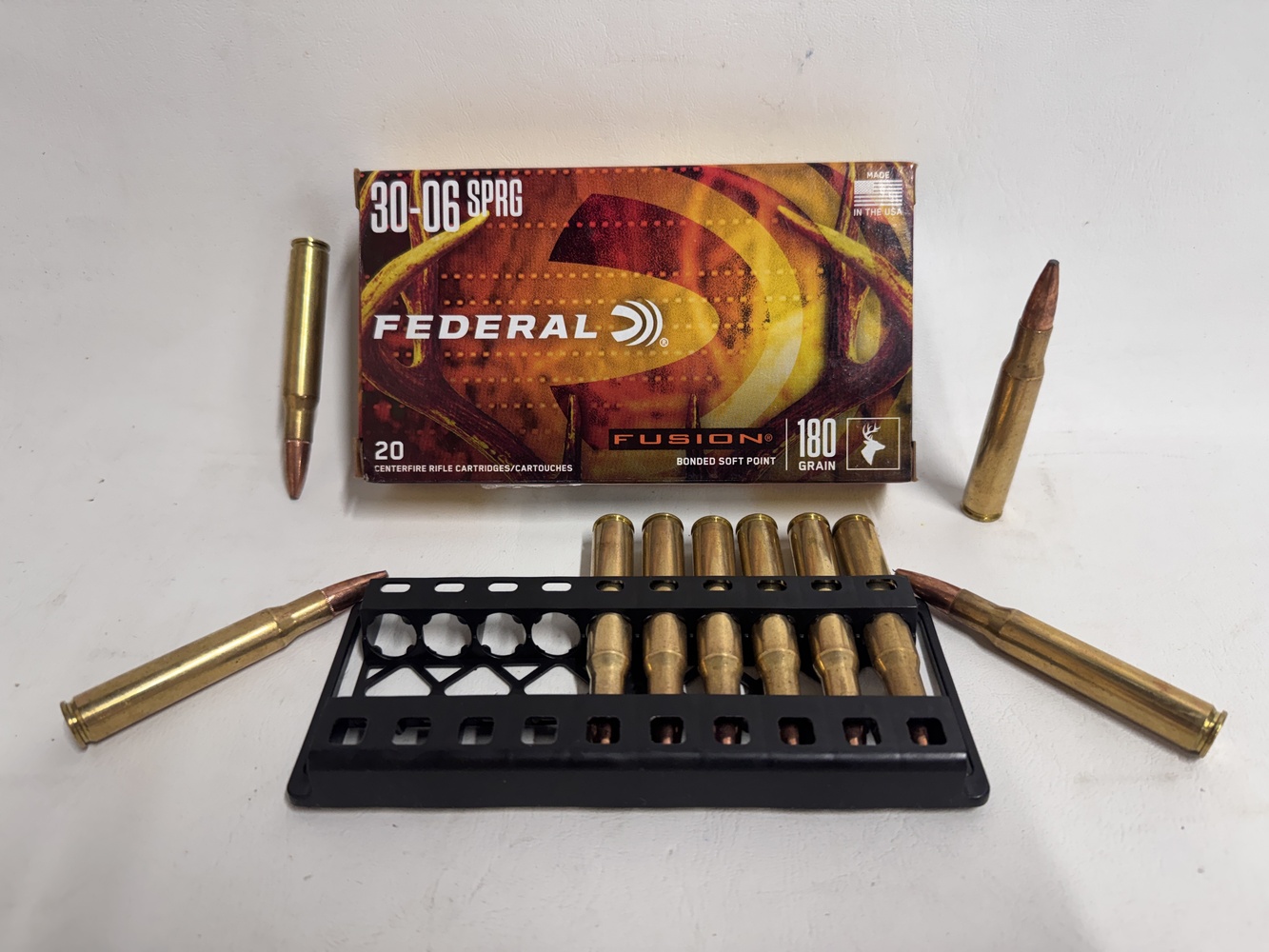 Federal Fusion .30-06 SPRG 180 Grain Bonded Soft Point 20 Rounds-img-0