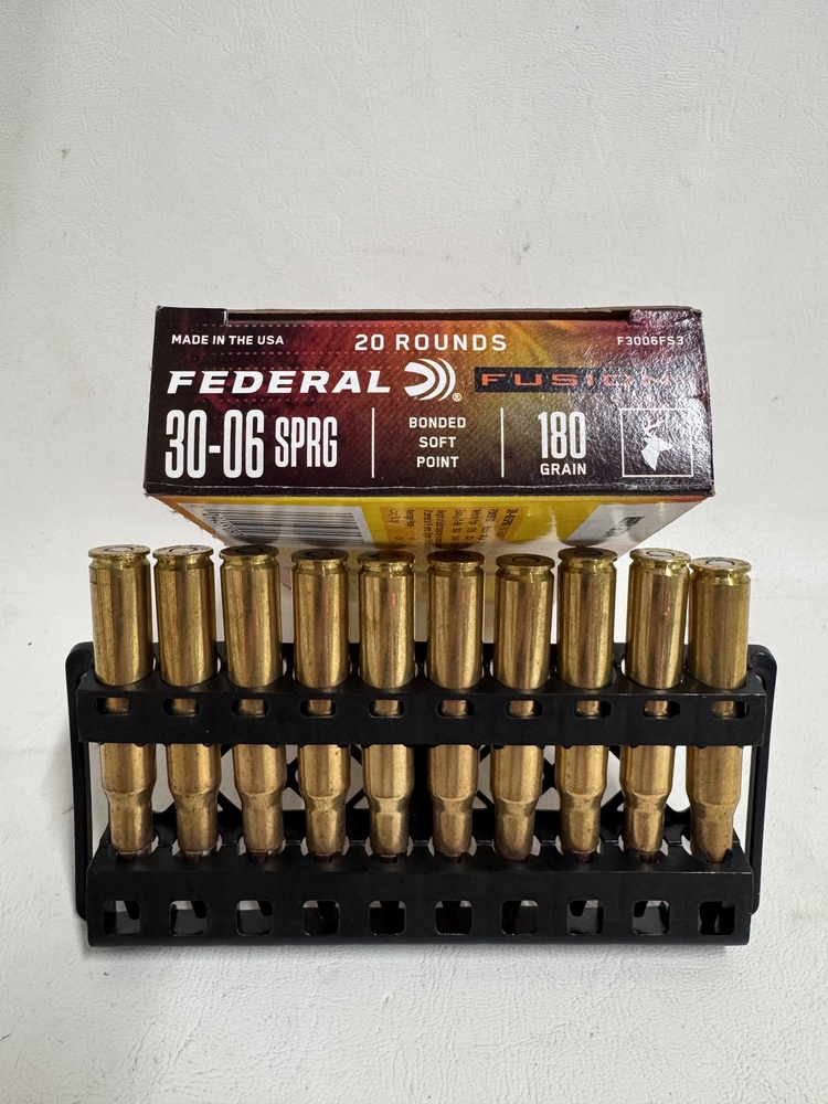 Federal Fusion .30-06 SPRG 180 Grain Bonded Soft Point 20 Rounds-img-1