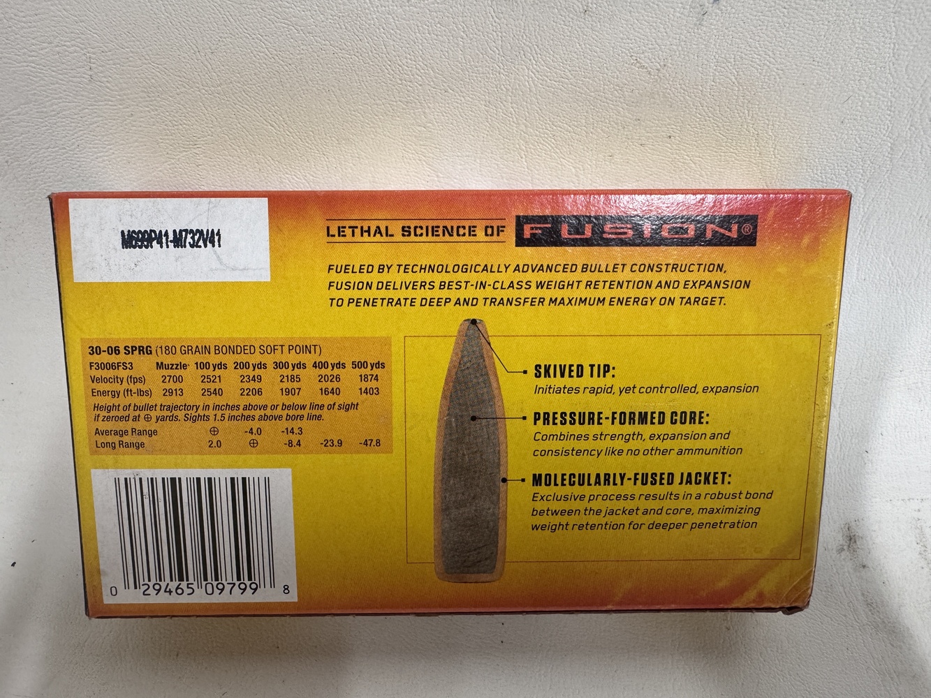 Federal Fusion .30-06 SPRG 180 Grain Bonded Soft Point 20 Rounds-img-2
