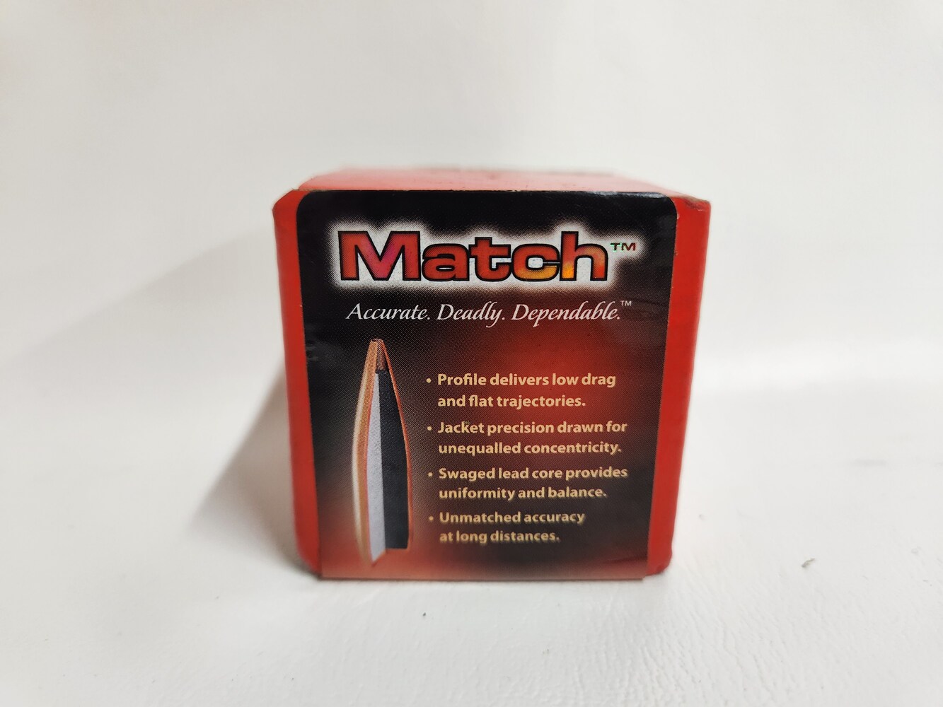 Hornady Match 22 Cal .224 52 Grain BTHP 100 Quantity-img-0