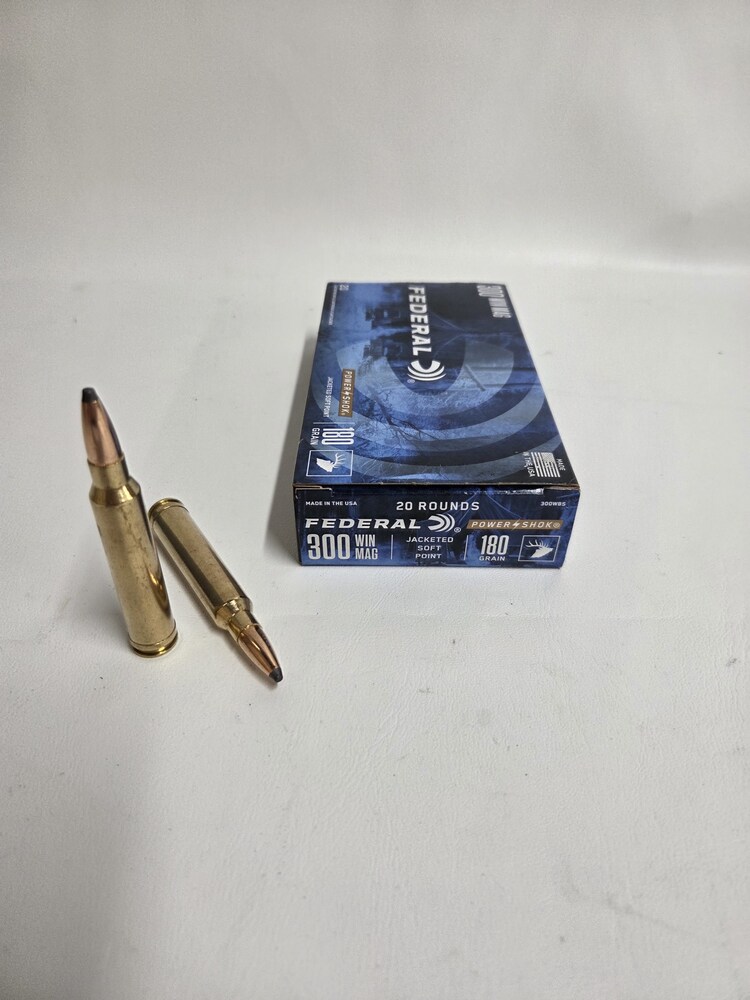  Federal Power Shok .300 Win Mag JSP 180 Grain 20 Rounds-img-0