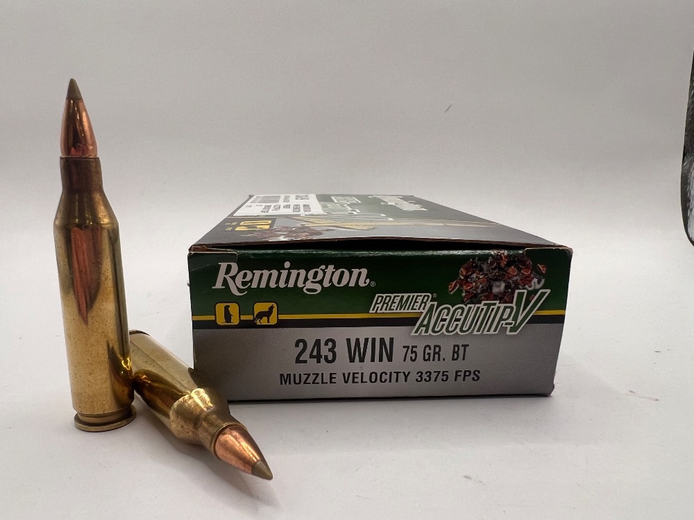 REMINGTON PREMIER ACCUTIP-V 243 Win Ammo-img-0