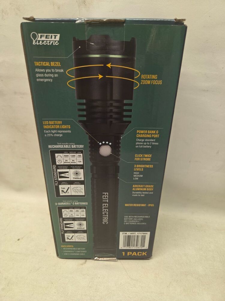 FEIT ELECTRIC 1717984 RECHARGEABLE+ FLASHLIGHT-img-2