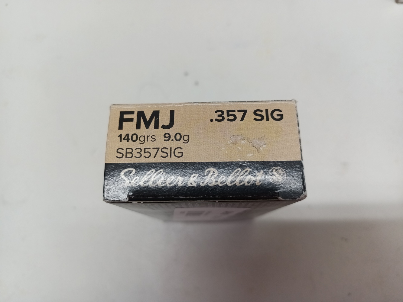 Sellier & Bellot FMJ 357 Sig 140 Gr 50 Rnd box-img-0