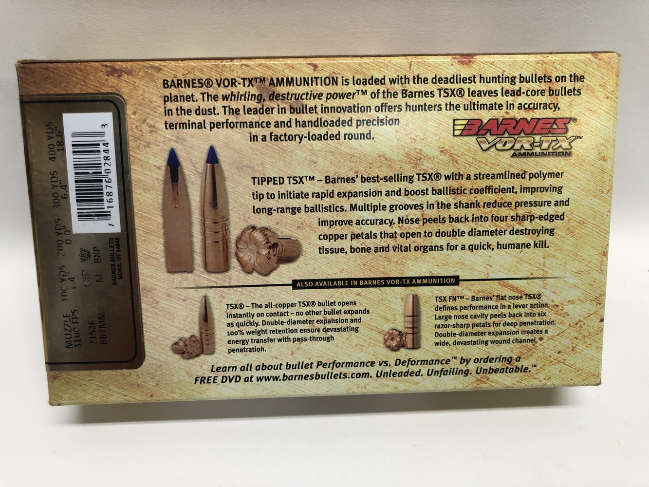 BARNES VOR-TX 7mm Rem Mag 20 round box-img-1
