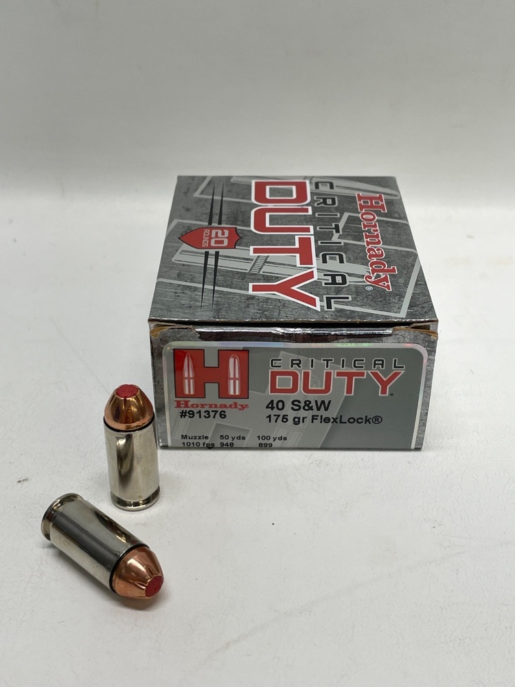 HORNADY CRITICAL DUTY 40 S&W 175 GR JHP-img-0