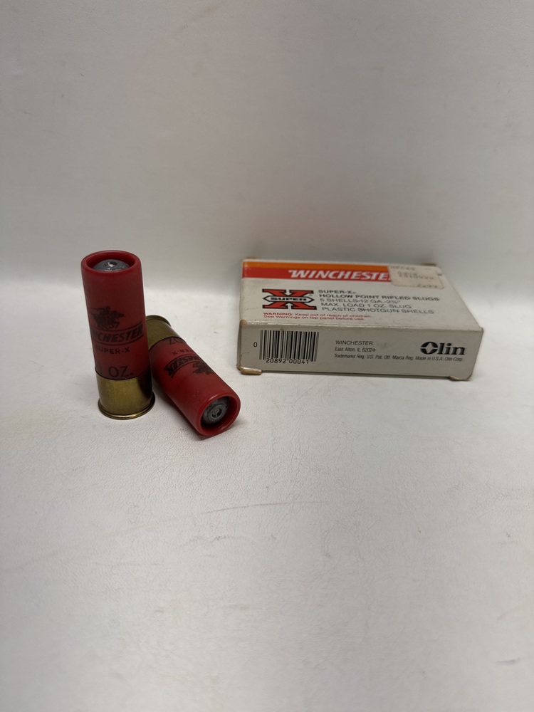 Winchester SUPER X HOLLOW POINT RIFLED SLUGS 5 Shells-img-0