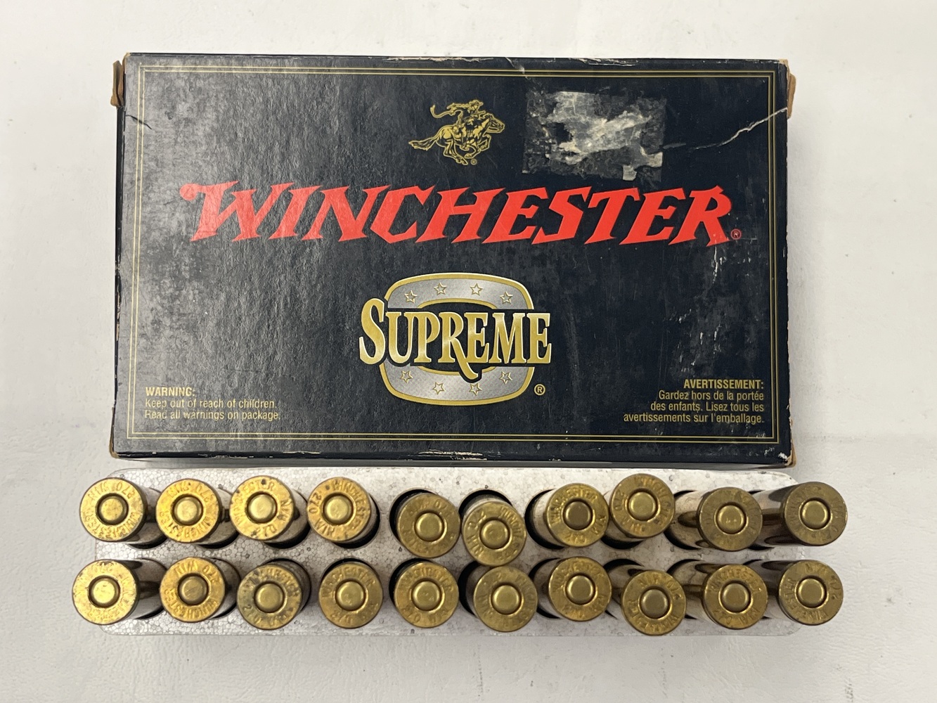 WINCHESTER SUPREME 270 WIN 130GR POWERPOINT PLUS BOX OF 20 ROUNDS-img-1