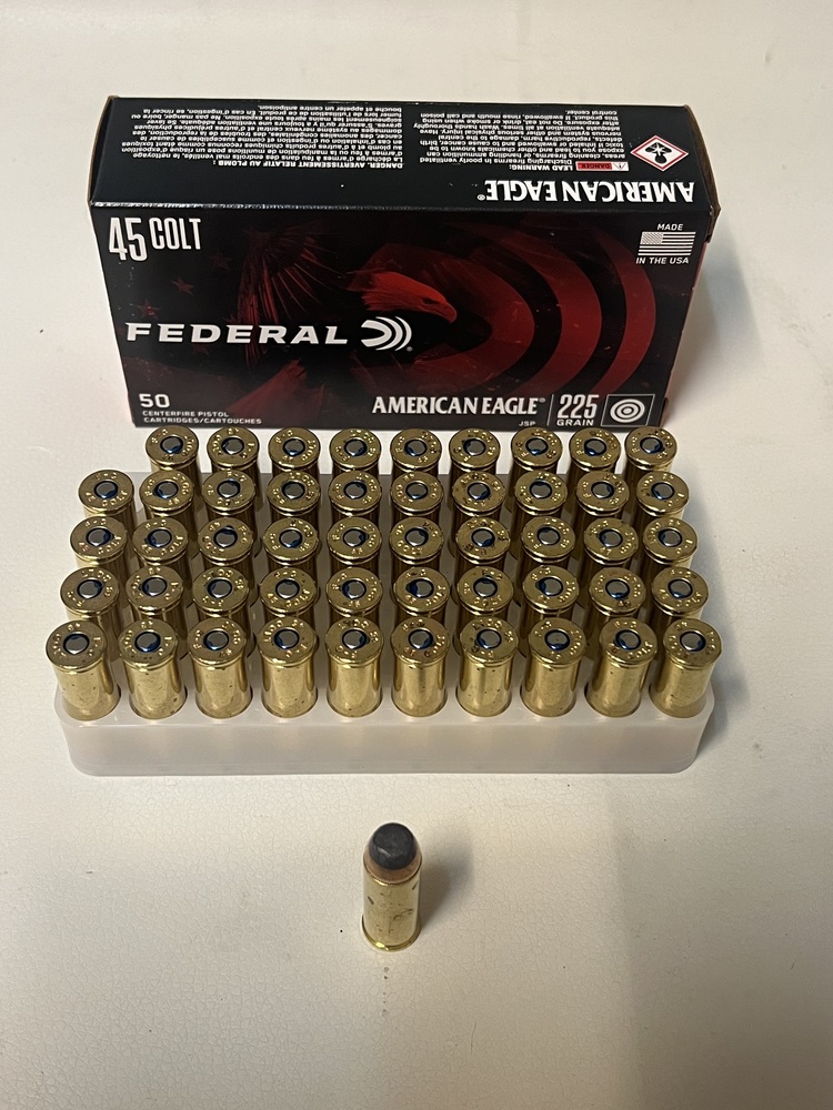 Federal American Eagle Ammunition 45 Colt (Long Colt) 225 Grain Jacketed So-img-0
