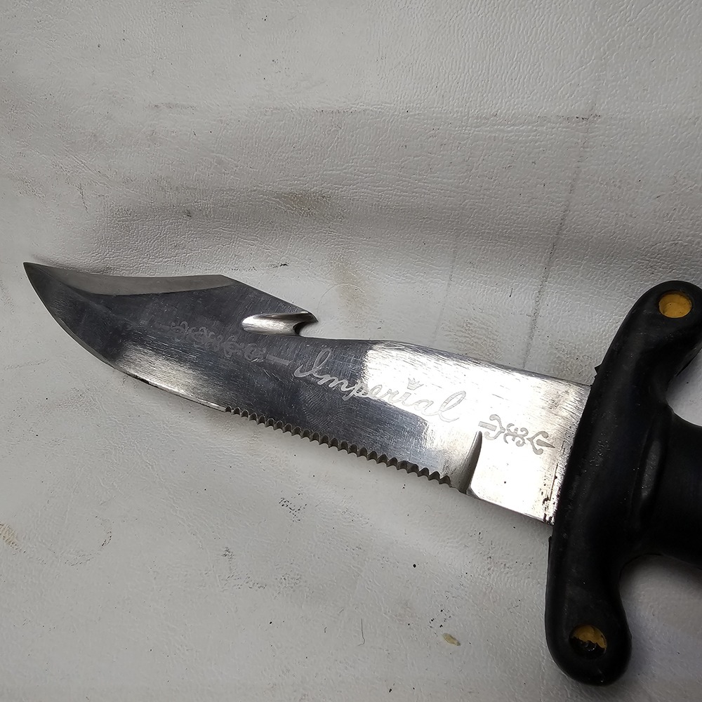 VINTAGE IMPERIAL DIVERS KNIFE W/ SHEATH -img-3